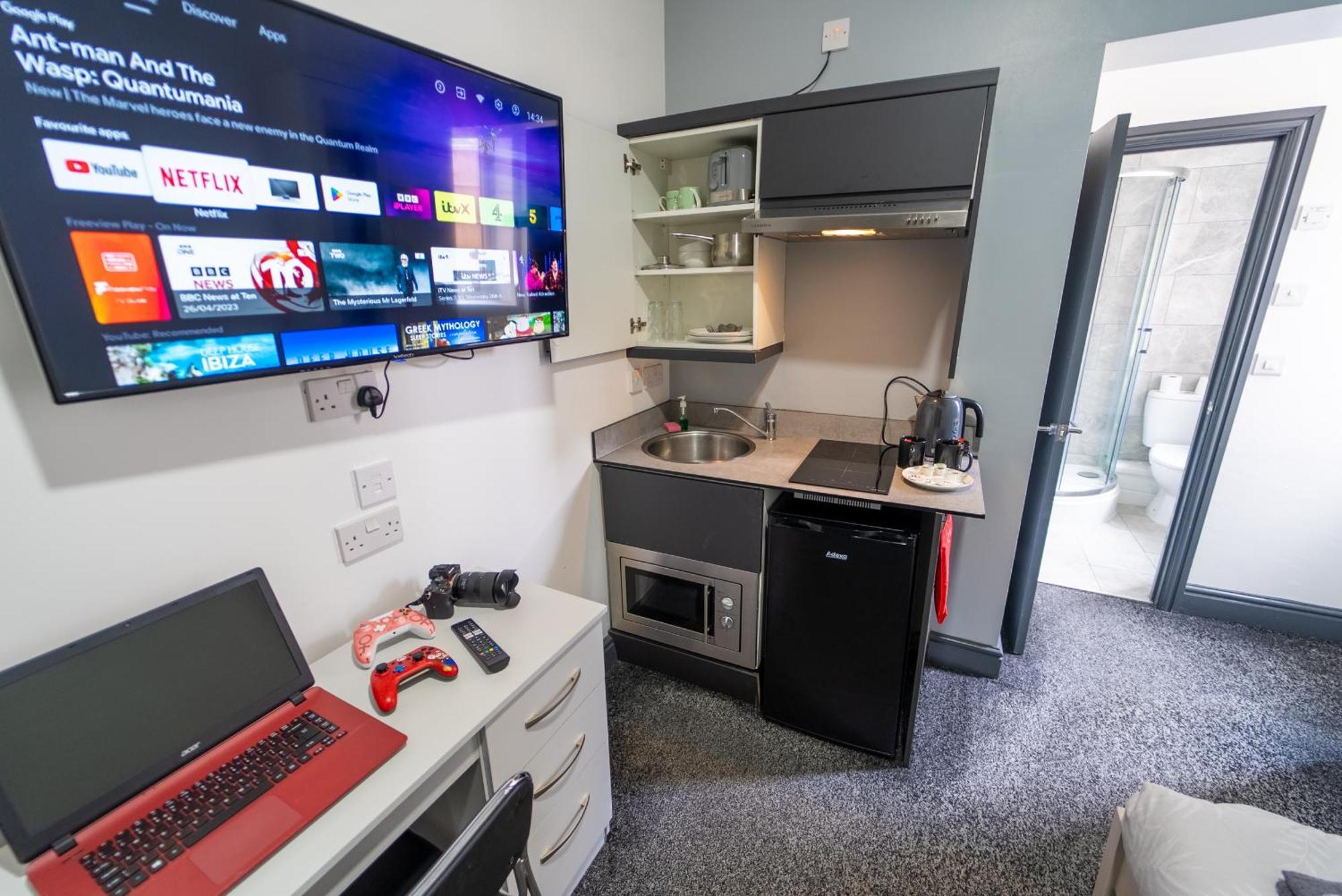 Free Parking Cosy Studios Close To City And Qe And Uob! 伯明翰 客房 照片